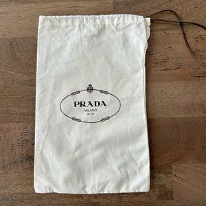 Prada Cream Dust Bag